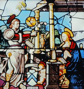 The Annunciation by Unbekannt Unbekannt