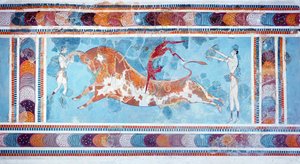 The Toreador Fresco, Knossos Palace, Crete, c.1500 BC