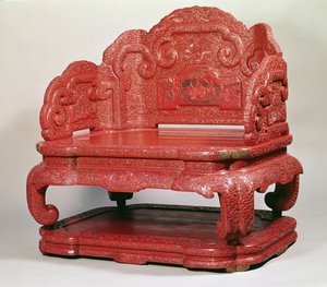 The throne of Emperor Chien Lung (1736-95)