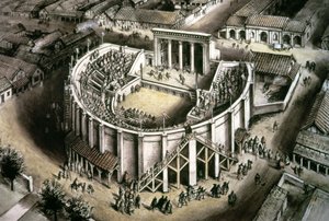 Theatre reconstruction, Roman 2nd century