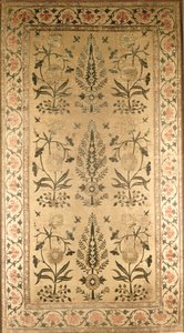 Velvet floor spread, Moghul, Shah Jahan period, 1628-58 by Unbekannt Unbekannt