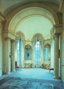 View of the Bow Window Room, Blenheim Palace, Oxfordshire