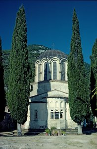 View of the Nea Moni, mid 11th century by Unbekannt Unbekannt