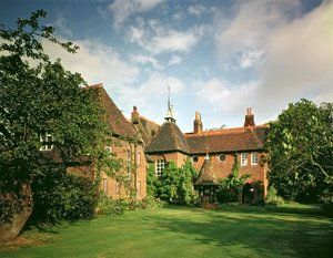 View of the exterior of The Red House, Bexleyheath, designed by William Morris with Philip Webb as the architect, completed 1859