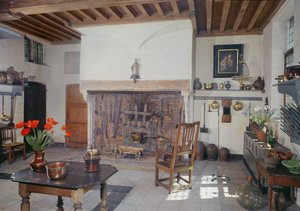 View of the kitchen in the House of the Abbess by Unbekannt Unbekannt