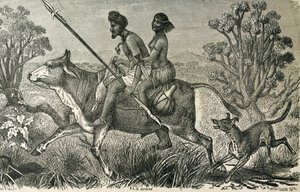 Inhabitants of Central Africa by Unbekannter Künstler