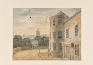 A View of The Crescent, Cambridge Street, Birmingham by Unbekannt