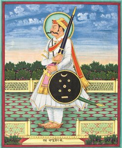 A portrait of Rav Chandra Sen by Unbekannter Künstler