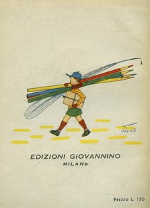 A schoolboy wearing a pen and pencils. Children