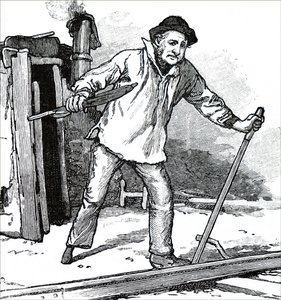 A signalman by Unbekannt