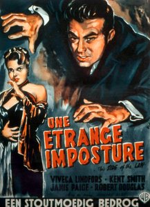 Poster for the movie Ce côté de la loi directed by Richard Bare with Viveca Lindfors and Kent Smith 1950 by Unbekannt