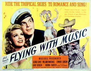 Poster of the film Flying with Music by George Archainbaud with Marjorie Woodworth and George Givot 1942 by Unbekannt