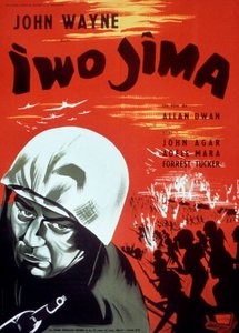 Poster of the film Iwo Jima by Allan Dwan with John Wayne 1949
