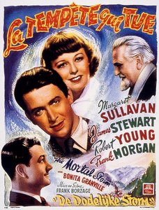 Poster of the film The Mortal Storm by Frank Borzage with Margaret Sullavan and James Stewart 1940 by Unbekannt
