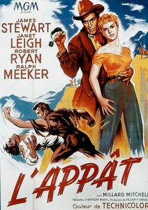 Poster of the film The Naked Spur by Anthony Mann 1953 by Unbekannt