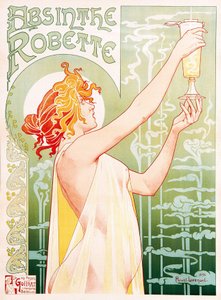 Advertisement for Absinthe Robette by Unbekannter Künstler