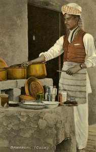 An Indian Cook by Unbekannter Künstler