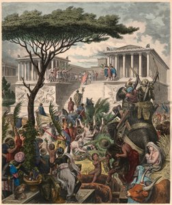 Pergamon Altar, celebration of the victory of Eumenes II over the Galatian enemies by Unbekannt
