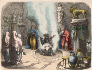 Shrine to Apollo: The Oracle at Delphi by Unbekannt