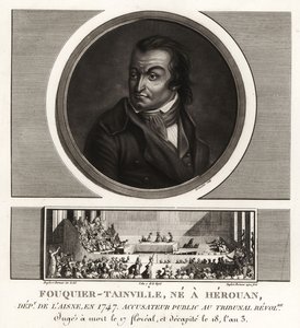 Antoine Quentin Fouquier-Tainville, Public Prosecutor, Revolutionary Tribunal, guillotined 1795 by Unbekannt