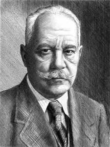 Arnold Sommerfeld, German physicist by Unbekannt