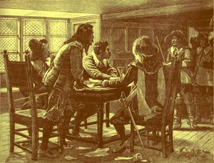 Arrest of the Conspirators at the Mermaid by Unbekannter Künstler