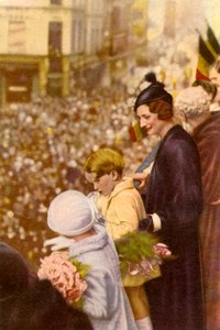 Astrid of Sweden with her children