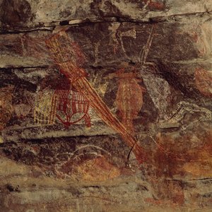 Australia, Northern Territory, Arnhem Land, Kakadu National Park, Obiri Rock, Aboriginal rock paintings by Benjamin Baud