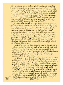 Autograph: Sir Christopher Wren by Unbekannt