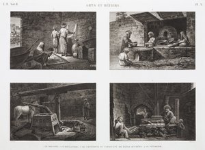 Bakers and Sweet-Makers, Egypt, c. 1798 by Unbekannt