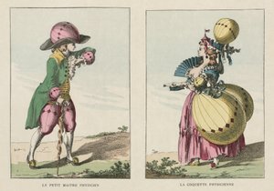 Balloon-inspired costumes, late 18th century by Unbekannt