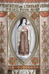 Banner: "St. Therese of the Child Jesus, Pray for Us", Honfleur, France by Unbekannt