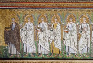 Saint Martin Opening Procession of Holy Martyrs (detail)