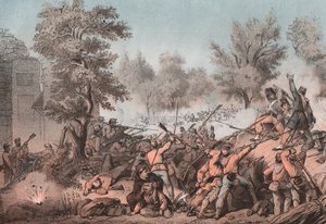 Battle of Porta Romana, towards Santa Maria Maggiore, Battle of Volturno, Campania by William M. Timlin