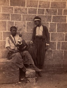 Beirut lemonade merchants (Photography by Charles Lallemand, 1865)