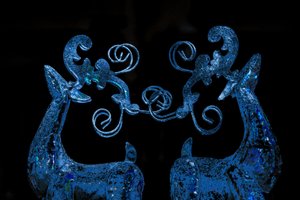 Blue Reindeer, 2017 by Unbekannter Künstler