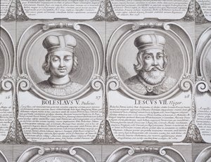 Boleslaw V, the Chaste, and Leszek II, the Black, no. 27 and 28 from 