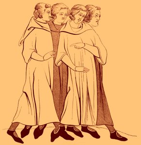 Bourgeois at the End of 13th Century by Unbekannter Künstler