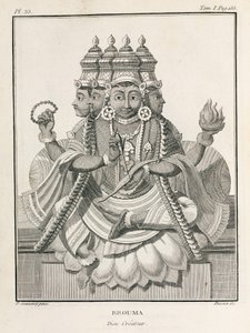 Brahma, the Hindu creator god by Unbekannt