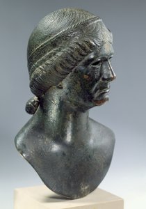 Bronze Head of a Woman, Sometimes Identified as Marciana, Roman