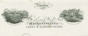 Burslem - Bill heading of Enoch Wood & Sons by Unbekannt
