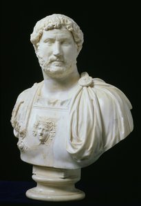 Bust of the Emperor Hadrian (Publius Aelius Hadrianus) (76-138), c.130 AD by Unbekannt