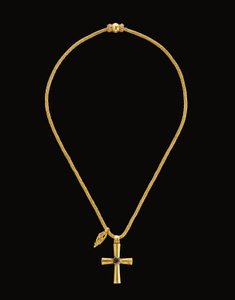 Byzantine Gold and Glass Cross, c.5th-7th century by Unbekannt