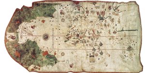 Chart by Juan de la Cosa (1500)