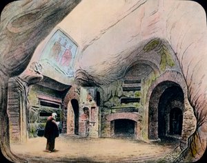 Catacomb of Saint Cecilia by Unbekannter Künstler