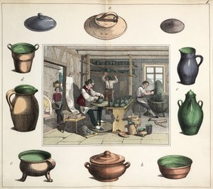 Ceramic Manufacture: The Potter by Unbekannt
