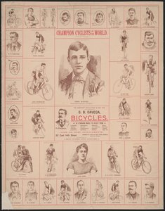 Champion cyclists of the world by Unbekannter Künstler