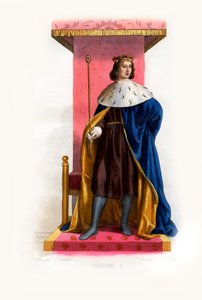 Charles V of France called the Wise, c.1844 (engraving)
