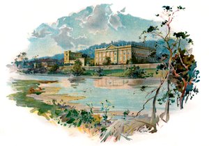 Chatsworth from the Derwent