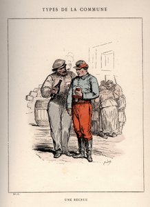 Commune of Paris: costume of UNE RECIRUE in 